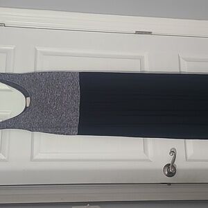 LOFT Charcoal and Black Knit Dress